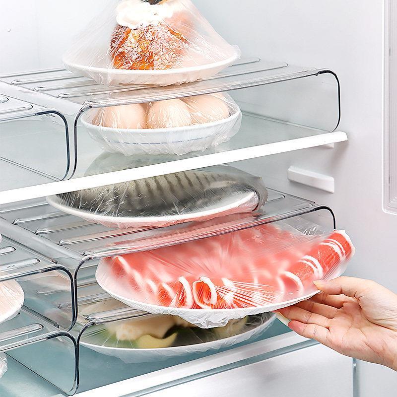 冰箱剩饭剩菜专用置物架放盘子子保鲜冷藏内部分隔层收纳整理神器