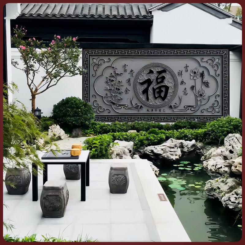精品浮雕 石雕青石板九龙影壁墙壁画雕刻画刻字仿古背景墙