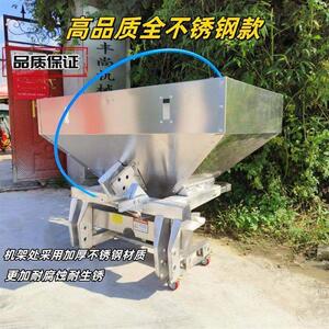 机架料斗全不锈钢大容量撒肥机拖拉机后悬挂传动轴带动扬肥器