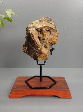 石魂缘奇石底座 铁艺 万能石头托架 原石底座 免挖槽 自由设计