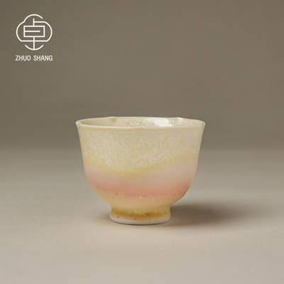 窑变结晶釉花边主人杯