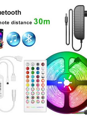 LED Strips Lights Bluetooth Luces Led RGB 5050 SMD 2835 Flex