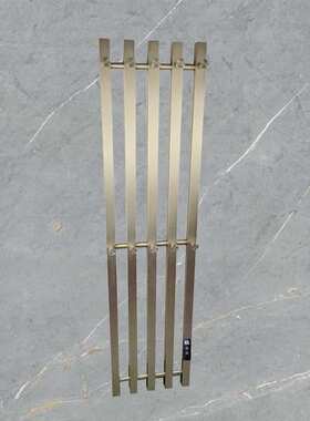 ozon竖式电热毛巾架智能定时恒温金色毛巾杆浴室浴巾烘干架带挂钩