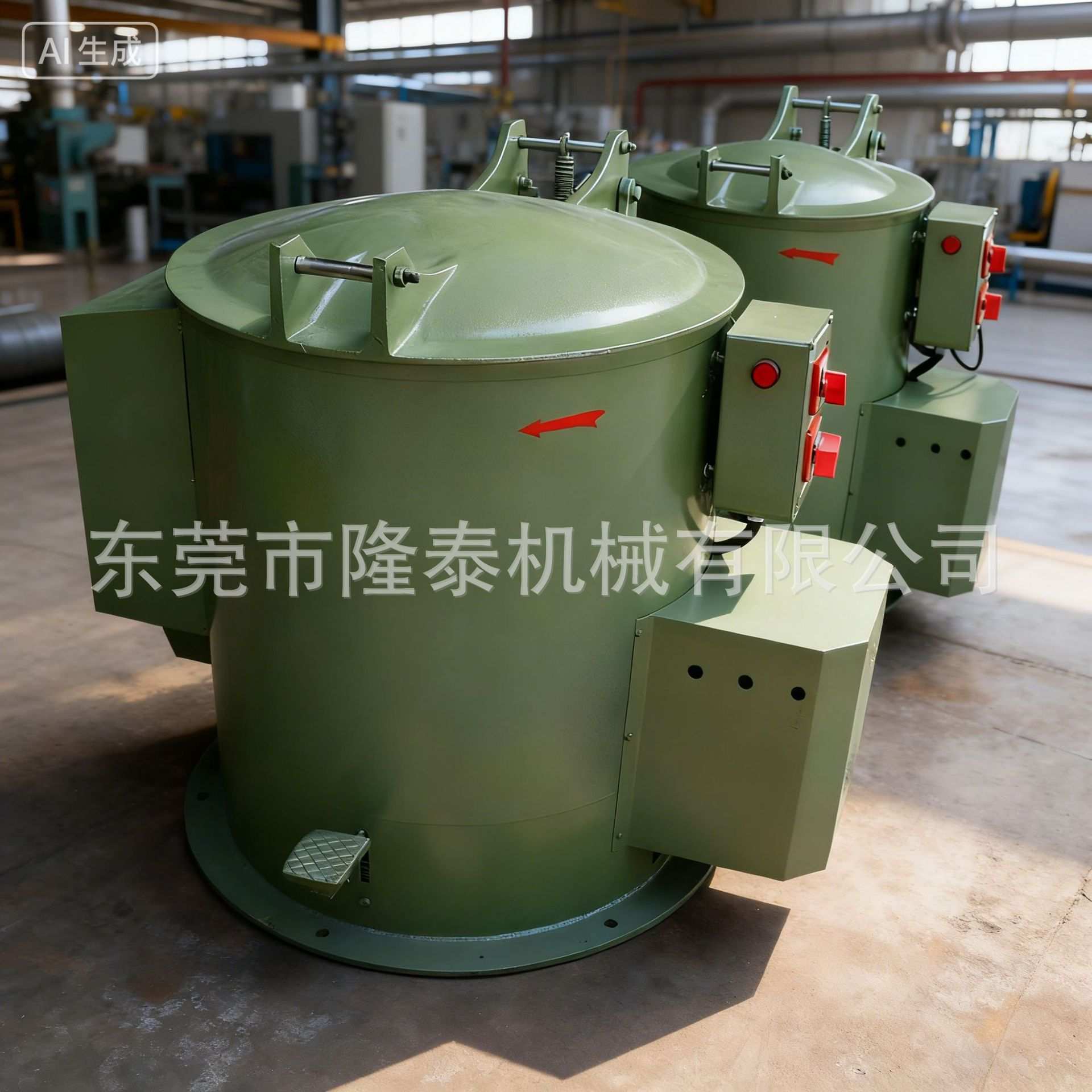 钟表零件餐具弹簧塑料螺丝加热烘干脱水脱油机