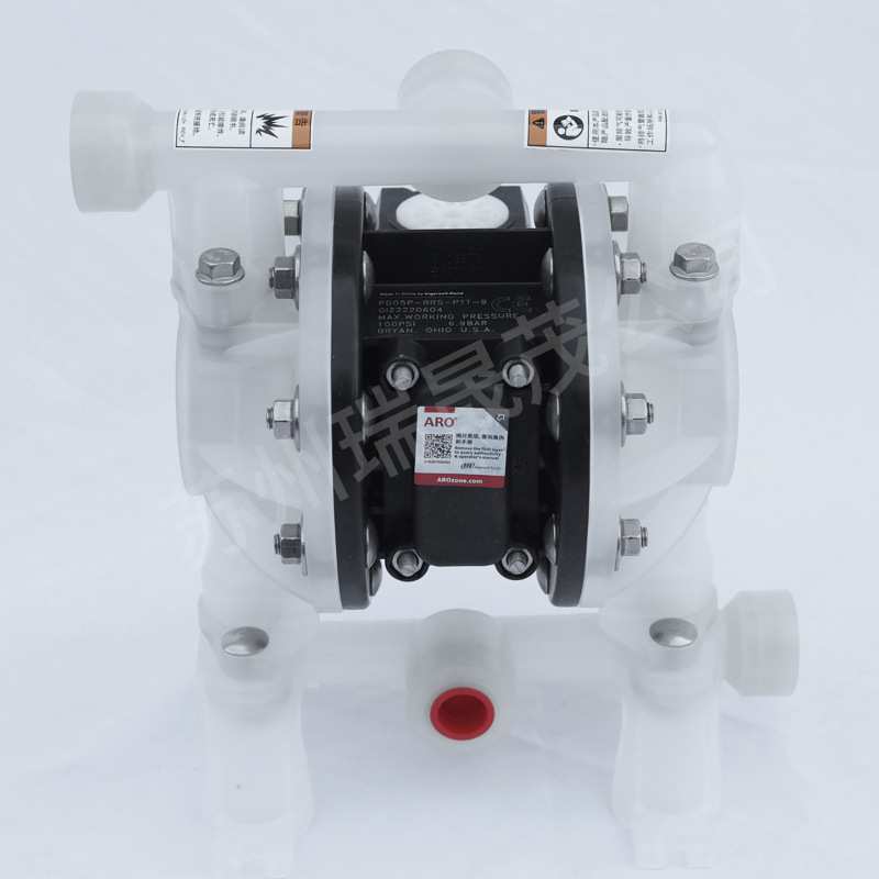 aro英格索兰气动隔膜泵 PD05P-BPS-PTT-B 二分之一PP塑料泵耐腐蚀