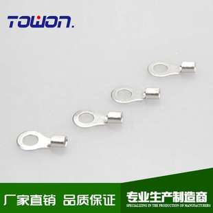 厂家直销RNB1.25 8圆形裸端头冷压铜线鼻子圆形铜线耳