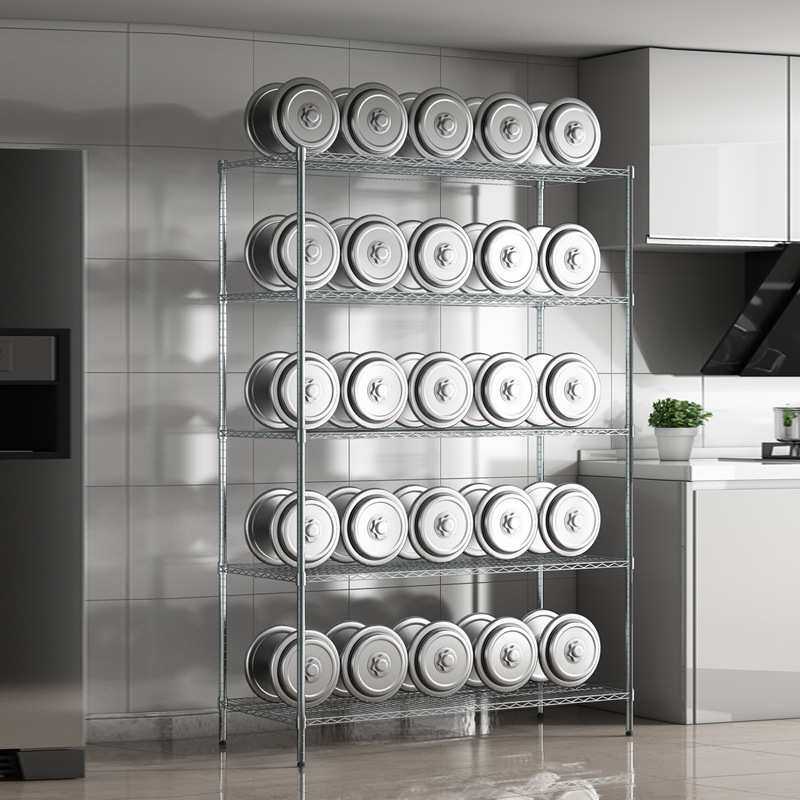 不锈钢色多层置物架厨房蔬菜储物架阳台客厅杂物收纳架家用小货架,鲜花速递/花卉仿真/绿植园艺,割草机/草坪机,淘宝优惠券,粉丝福利购,淘宝优惠卷