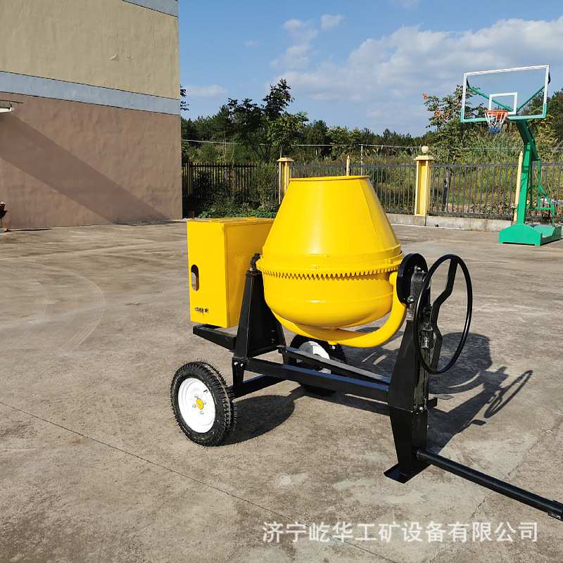 屹华 小型两轮四轮柴油汽油电动移动式搅拌机圆筒混凝土拌料机