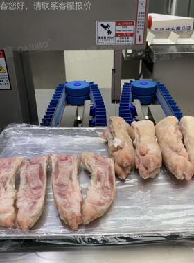 W厂家应TVP猪蹄劈半机割排骨切条机切段 多段猪蹄切供机式器排骨
