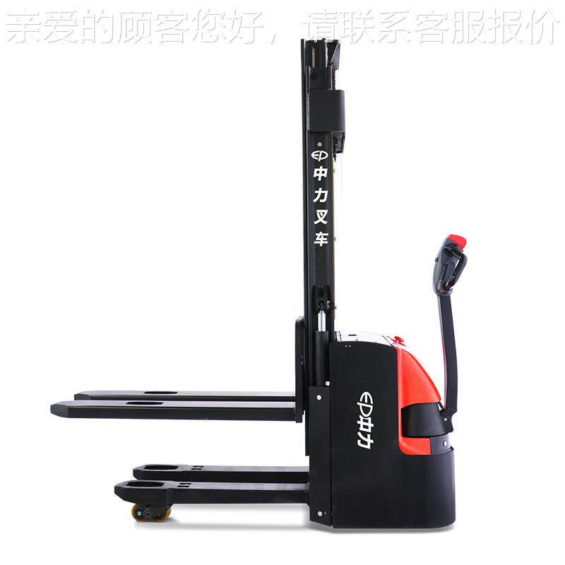 厂家直供力电动高步行式堆垛堆车 手中动搬运TVG车压升降装卸叉液