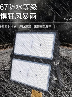 防眩目网球场灯户外防水220V大射灯超亮篮球足球场110VLed投光灯