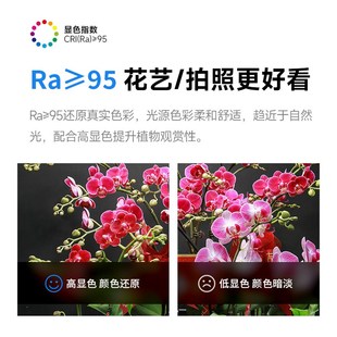 三思植物补光灯仿led灯仿太阳补光灯灯泡家用定时可遥控日大瓦数