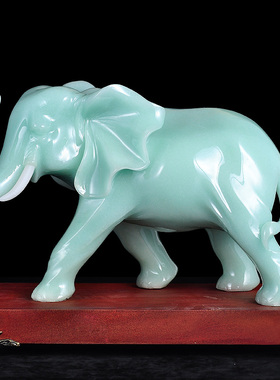 大象摆件招财家居客厅工艺品办公室桌面装饰定制商务乔迁开业礼品