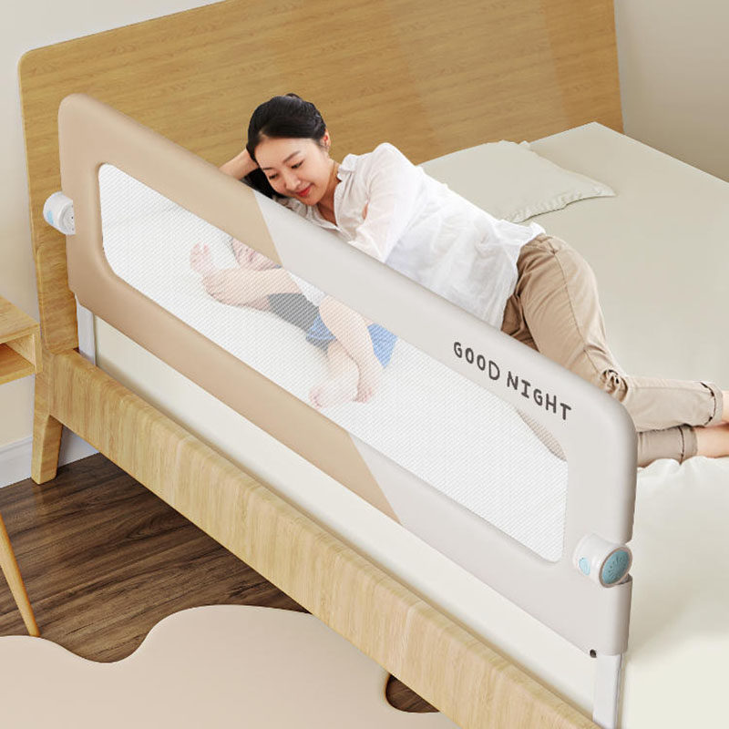 单边床围栏榻榻米护栏一面一侧防摔免打孔可折叠睡眠床上一边床挡,婴童用品,床护栏,淘宝优惠券,粉丝福利购,淘宝优惠卷