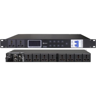 8路电源时序器大功率时序电源控制管理器中控RS232串口级联王视