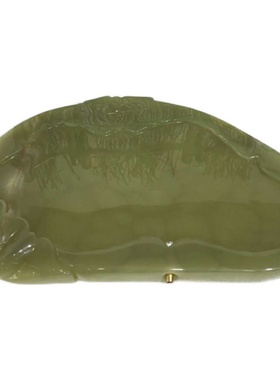 阿富汗天然玉石茶盘摆件茶台茶托功夫茶具排水简约办公室家用中式