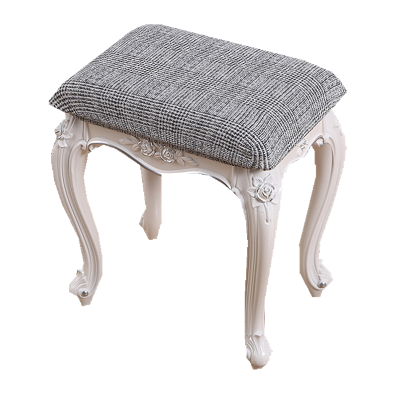 通用长方形小板凳套化妆梳妆台美甲古筝坐垫面椅子套矮木凳子套罩