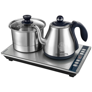 新功底部全自动上水电热水壶办公室泡茶电茶炉304不锈钢烧水壶W38