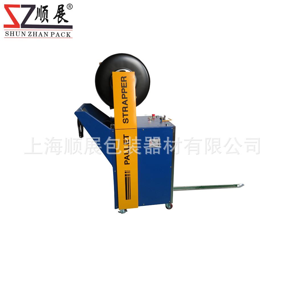 牌DBA130半自动栈板打包机出口全自动托盘专用捆扎打包机