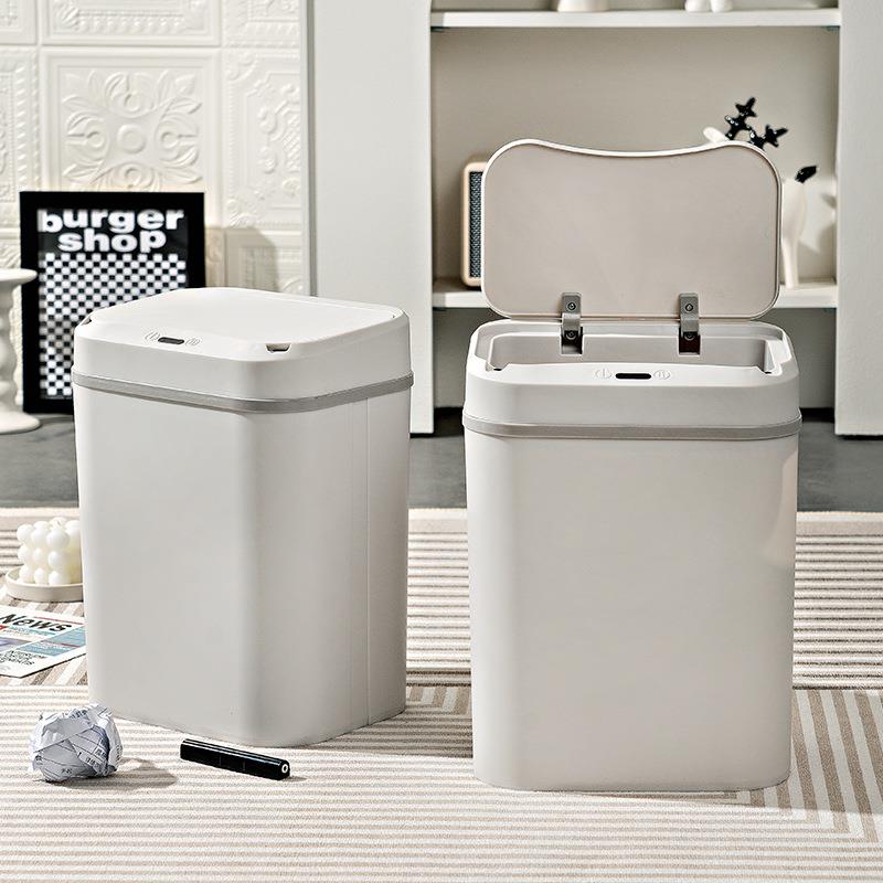 智能感应充电垃圾桶全自动带盖家用客厅厨房卧室卫生间分类垃圾桶