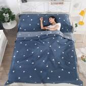 旅行睡袋便携式 出差隔脏睡袋三件套 旅游住酒店隔离床单被罩一体式