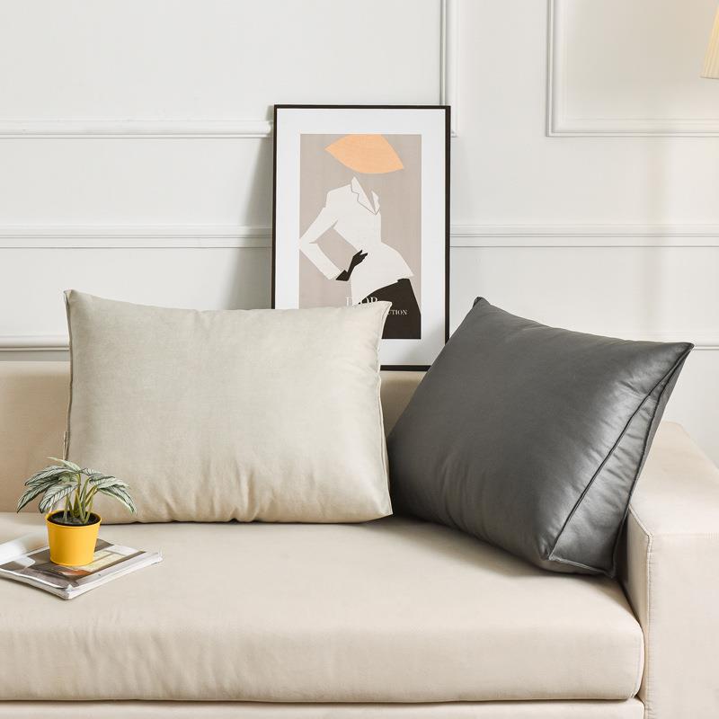 三角长方形沙发靠垫床头靠枕榻榻米大靠背软包抱枕腰枕靠背垫腰垫