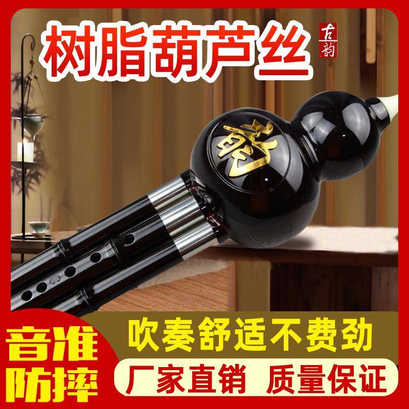 小学生葫芦丝乐器初学c调降b调儿童成人演奏型树脂防摔耐用葫芦丝