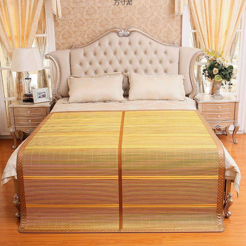 夏季凉席竹席折叠1.8米双人席宿舍学生单人床0.9米1.5双面席0.6厂