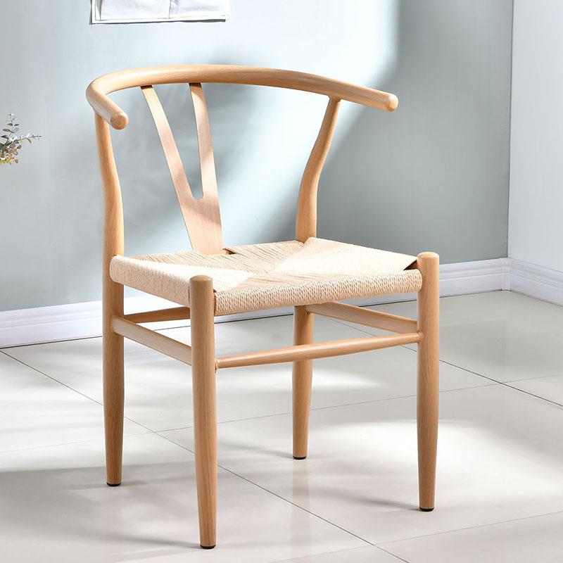 编织太师椅Y字椅五件套客厅家具餐厅仿木纹靠背椅家具椅茶桌组合