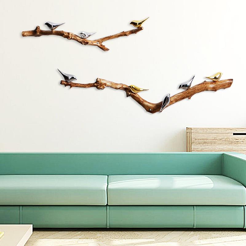 树枝鸟立体墙饰壁饰创意现代家居客厅墙面壁挂装饰品墙上挂饰挂件
