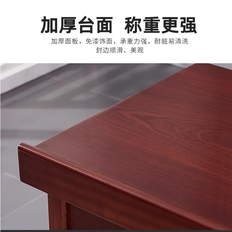 油漆会议桌长条桌会议室培训桌双人办公桌椅实木贴皮长桌条形桌子