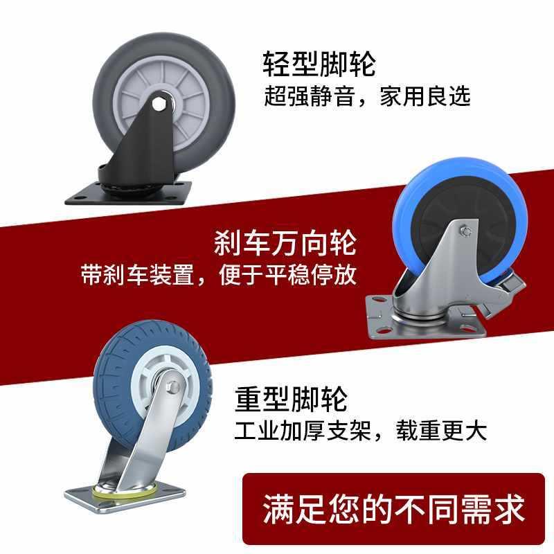 雅冠小推车折叠手推车平板车家用搬运车拖车快递便携手拉车购物车