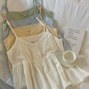 S宽松无袖 300斤花边吊带背心女甜美小清新短款 上衣24 胖mm2 超大码