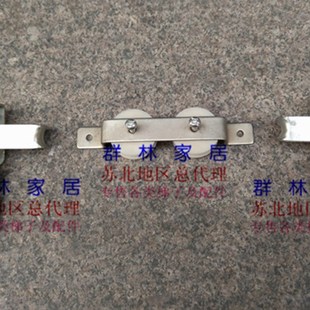 单双人字升降铝合金玻璃钢伸缩拉绳工程梯子配件旁边滑轮 转轮子