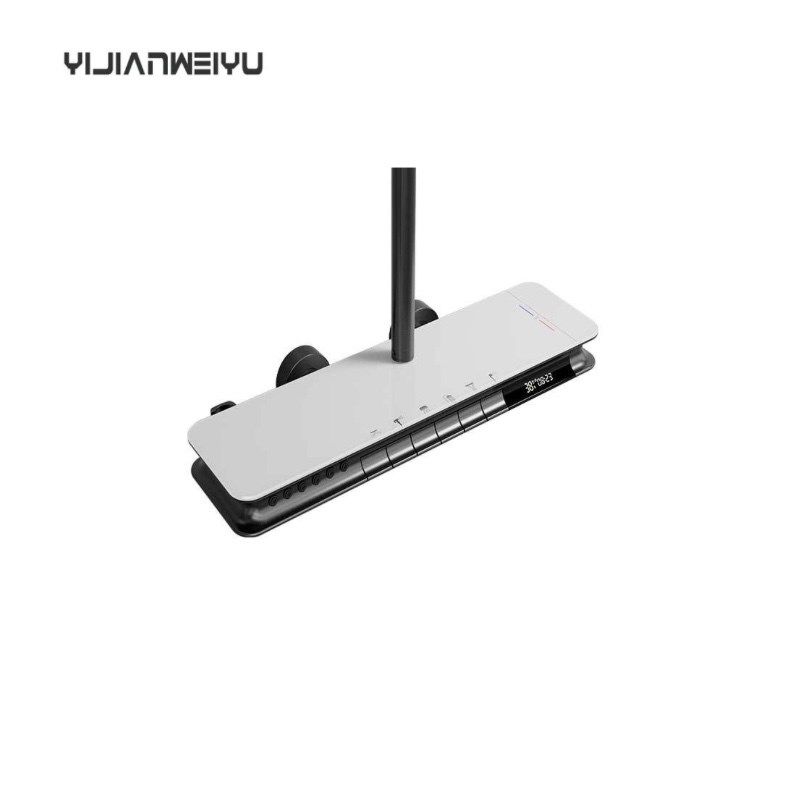 枪灰色淋浴花洒套装浴室喷头智能恒温数显家用全铜沐浴淋浴器增压,家装主材,恒温花洒套装,淘宝优惠券,粉丝福利购,淘宝优惠卷