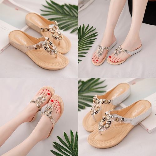 真皮百搭202h5年夏季新款人字拖平底软底凉鞋孕妇沙滩鞋学生女拖