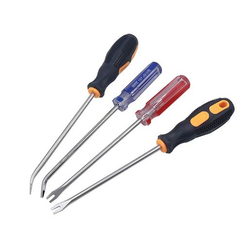 起钉撬螺丝刀开口起m钉器V型U型弯头沙发汽车装饰装璜工具门板撬