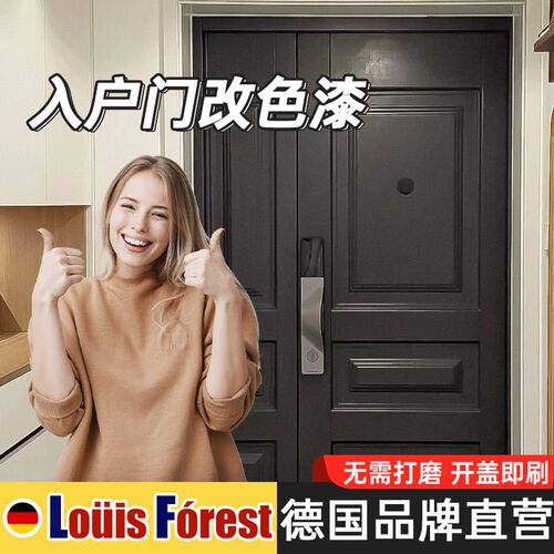 德国入户门改色防盗门铁门木门大门自刷翻新换色专用漆水性金属漆