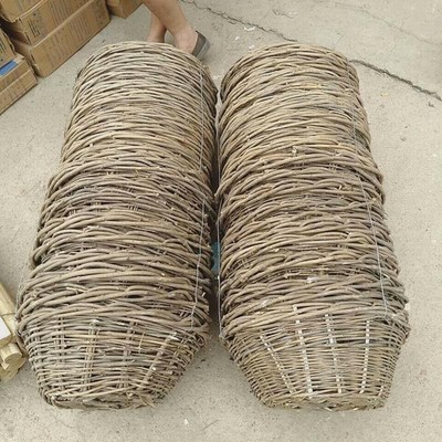 !!柳条筐抬筐耐用型竹篓铁路竹筐竹篮收纳白蜡条手编大抬框抗洪