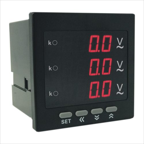 数显三相电压电流表高精度380V智能220VL多交流电数字水电工程甩