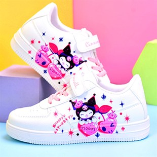 9皮面透气小白鞋 儿童单鞋 5春秋跑鞋 2024龙年新款 15岁球 女c童板鞋