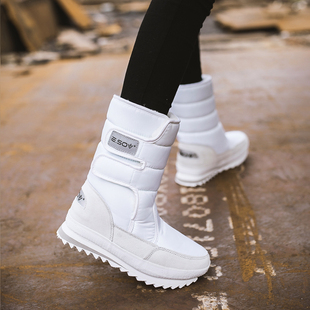 Z短靴靴子女 雪地鞋 热卖 保暖高筒靴防滑防水中筒靴厚底雪地靴棉鞋
