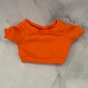 定制20CM娃衣15CM现货10厘米棉花娃娃衣服纯棉S体恤短袖 百搭无属