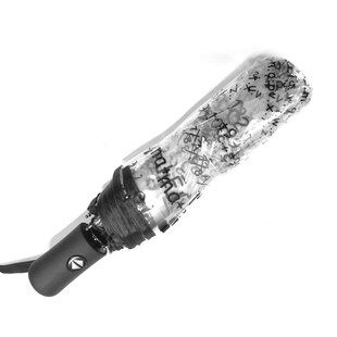 函数透明雨伞全自动开收便携学生伞男女通用折叠三折伞晴雨网红伞