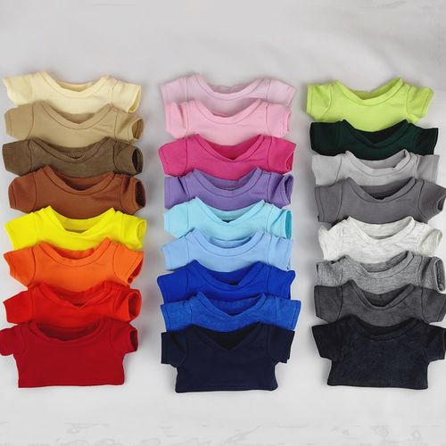 可定制娃衣棉花娃娃T恤10cm15cm20cm40cm拉布布公仔海星体Z短袖Te