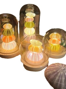 海胆灯材料包床头卧室睡眠灯发光