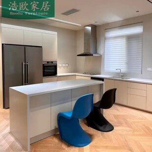 设计师玻璃钢潘通椅休闲体椅椅电镀扶手椅椅洽谈椅
