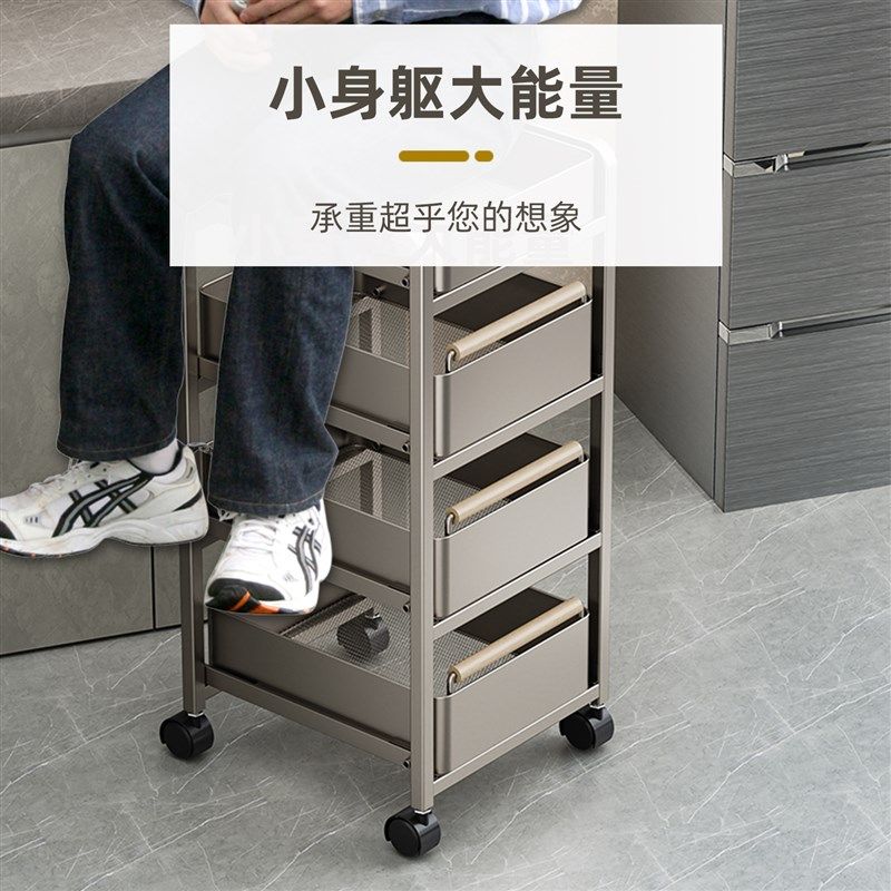 厨房菜篮子置物架多层落地可移动放水果蔬菜收纳家用多功能小推车,厨房/烹饪用具,厨房置物架/置物柜/角架,淘宝优惠券,粉丝福利购,淘宝优惠卷