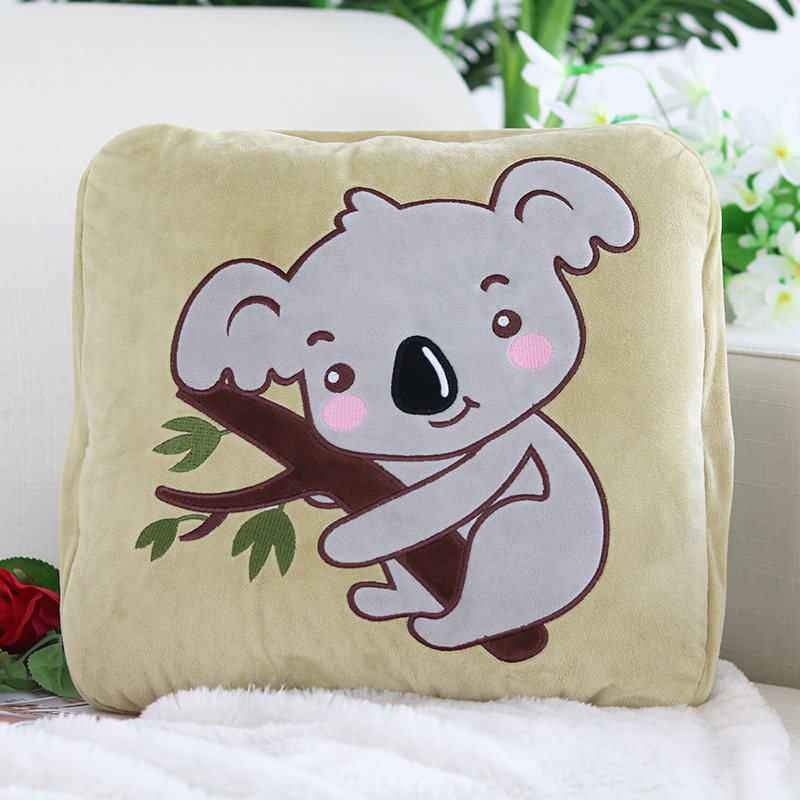 卡通抱枕被子两用办公室午睡枕折叠空调被汽车靠垫被珊瑚绒毯子,居家布艺,抱枕被,淘宝优惠券,粉丝福利购,淘宝优惠卷