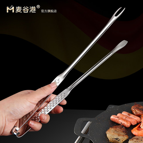 316L不锈钢韩式烤肉夹(叉夹一体)
